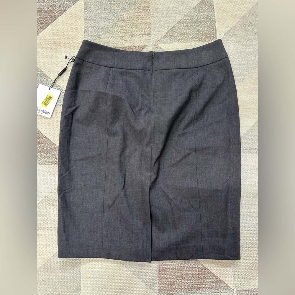 Calvin Klein Charcoal Pencil Skirt